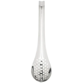 Mercer Culinary M35162 Barfly® 6 3/4" Stainless Steel Perforated Spherificiation Spoon