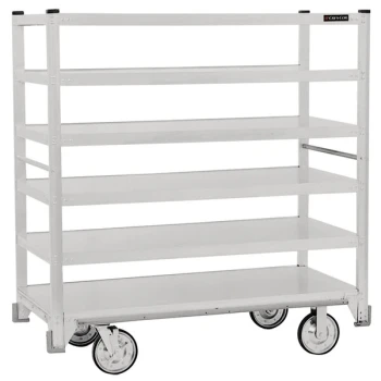 Cres Cor 271-61-5927-Z Correctional Queen Mary Banquet Service Cart with 6 Flat Shelves