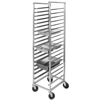 Channel SSPR-5S3 10 Pan Side Load Stainless Steel Steam Table Pan Rack - Assembled