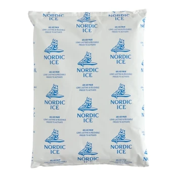 Nordic NI48 48 oz. 10 1/2" x 7 1/2" x 1 1/4" Gel Cold Pack - 12/Case