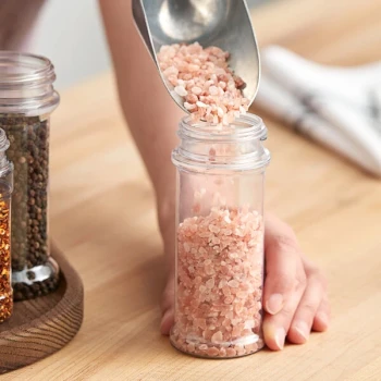 5.5 oz. Round Plastic Spice Jar - 350/Case