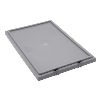 Quantum LID241GY Gray Lid for SNT240GY Stack and Nest Tote
