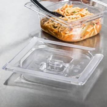 Vollrath 32600 Super Pan® 1/6 Size Clear Polycarbonate Slotted Cover