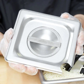 Vollrath 94600 1/6 Size Stainless Steel Slotted Cover for Super Pan 3®