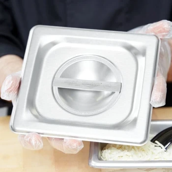 Vollrath 93600 1/6 Size Stainless Steel Solid Cover for Super Pan 3®