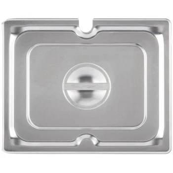 Vollrath 94900 1/9 Size Stainless Steel Slotted Cover for Super Pan 3®