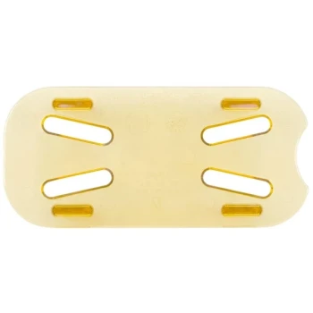 Cambro 90HPD150 1/9 Size Amber High Heat Drain Tray