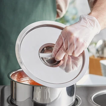 Choice 8.25 Qt. Stainless Steel Bain Marie Cover