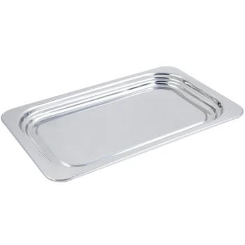 Bon Chef 5207 22" x 14" x 1" Stainless Steel 4.5 Qt. Full Size Rectangular Plain Design Food Pan
