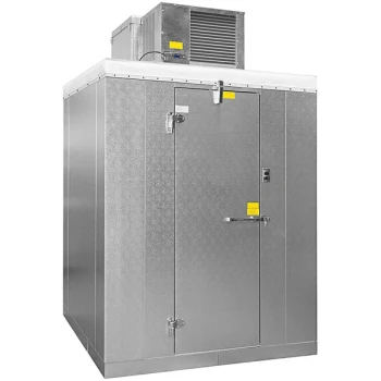 Master-Bilt QODF771012-C Quick Ship 10' x 12' x 7' 7" Outdoor Walk-In Freezer with Top-Mounted Refrigeration and Floor