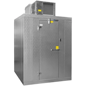 Master-Bilt QSF77810-C QS2 2 Day Quick Ship 8' x 10' x 7' 7" Indoor Walk-In Freezer with Top-Mounted Refrigeration and Floor