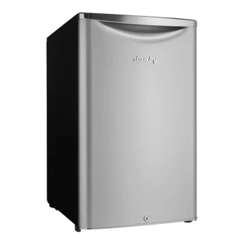 Danby DAR044A6DDB Contemporary Classic 4.4 Cu. Ft. Iridium Silver Solid Door Reach-In Refrigerator