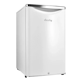 Danby DAR044A6PDB Contemporary Classic 4.4 Cu. Ft. Pearl White Solid Door Reach-In Refrigerator