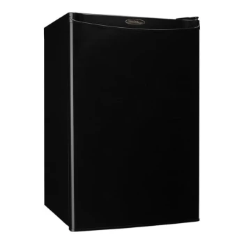 Danby DCR044A2BDD Designer 4.4 Cu. Ft. Black Solid Door Reach-In Refrigerator / Freezer