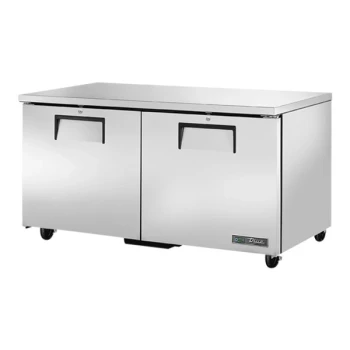 True TUC-60F-LP-HC 60 3/8" Low Profile Undercounter Freezer