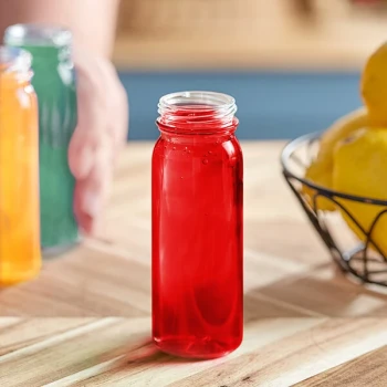 Captiva Containers 4 oz. Round PET Clear Energy Juice Bottle - 650/Case