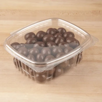 Genpak 12 oz. Clear Hinged Deli Container - 200/Case