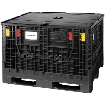 Quantum LID-4845 Black Collapsible Lid for QBB-4845-34 Collapsible Bulk Box
