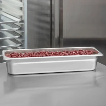 Choice 1/2 Size Long 4" Deep Anti-Jam Stainless Steel Steam Table / Hotel Pan - 24 Gauge