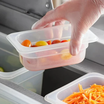 Vigor 1/9 Size 2 1/2" Deep Translucent Polypropylene Food Pan