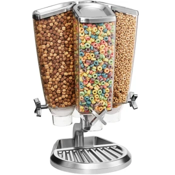 Rosseto EZP2753 EZ-PRO 3.8 Liter, 4 Canister Carousel Food Dispenser