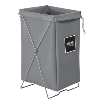 Royal Basket Trucks 30 Gallon Gray Vinyl Hamper Kit R00-GGX-HBK