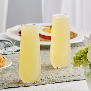 Libbey 228 8.5 oz. Customizable Stemless Flute Glass - 12/Case