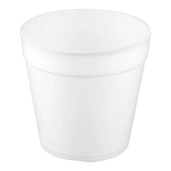 Dart 32MJ48 32 oz. White Foam Food Container - 500/Case