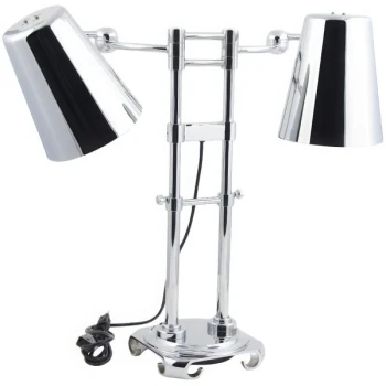 Bon Chef 9684 Adjustable Height Dual Bulb Freestanding Heat Lamp