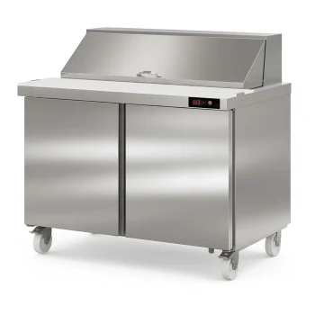Coreco, Salad Chiller, 394 L Capacity, Stainless Steel, Silver, 2 Doors, Electric, 230V, 74 kg