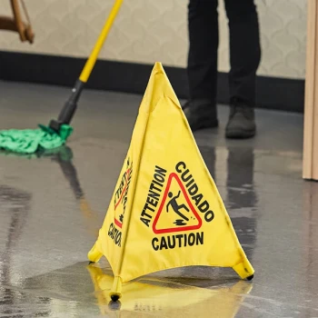 Advantage Supplies 20" Caution Wet Floor Pop-Up Sign
