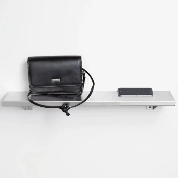 Bobrick B-295 x 24 Stainless Steel Shelf with Satin Finish - 24" x 5"