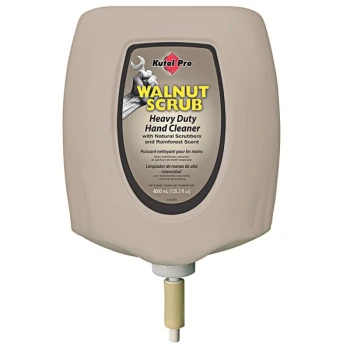 Kutol Pro 4768 Walnut Scrub Rainforest Scented Heavy-Duty Hand Cleaner with Natural Scrubbers 4000 mL / 4 L Cartridge for Kutol DuraView Dispensers - 2/Case
