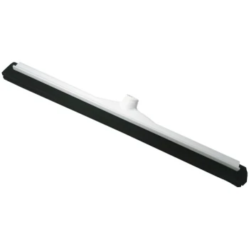Carlisle Flo-Pac 36622200 22" Black Double Foam Rubber Floor Squeegee with Plastic Frame