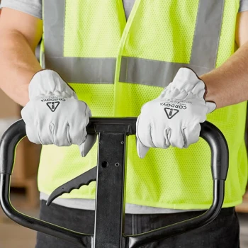 Cordova Premium Grain Goatskin Driver's Gloves with Glass Fiber Lining - Vendpacked - Large - Pair