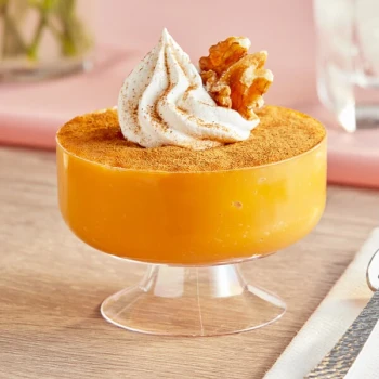 Choice 6 oz. Clear Plastic 1-Piece Dessert Cup - 240/Case