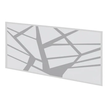 Eastern Tabletop ST1831ACF Q-Bik 63" x 31 1/2" Optic Reflector Acrylic Front / Back Panel