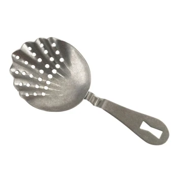 Barfly® M37029VN 7" Vintage Scalloped Julep Strainer