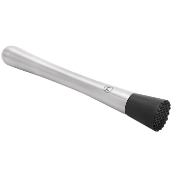 Outset® B234 8 1/4" Stainless Steel Muddler with Rubber Head