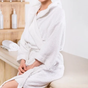 Oxford Terry Imperiale Kimono Style Bath Robe - 12/Pack