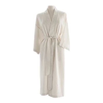 Telegraph Hill Stone Seersucker Single Layer Kimono Robe SLK-S-STN-OS - One Size Fits Most
