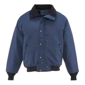 RefrigiWear ChillBreaker Navy Insulated Jacket 0450RNAVLAR - Large