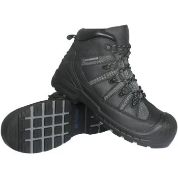 Genuine Grip® 6200 Trekker Men's Size 10 Medium Width Black Waterproof Composite Toe Non-Slip Boot