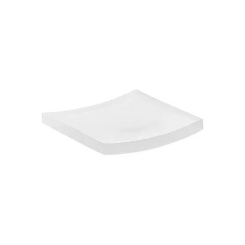 room360 Nassau 4" x 4" Ice Resin Soap Dish - 12/Case