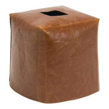 room360 Austin 5" x 5" Saddle Square Tissue Box Cover - 4/Pack
