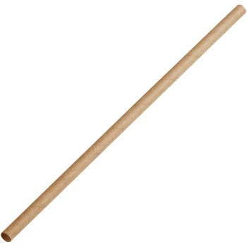 EcoChoice Kraft Paper Cake Pop Straw 7 3/4" - 4,800/Case