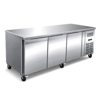 Culinex, Counter Freezer, 3 Doors, 465L, Electric, Silver, 6 wheels