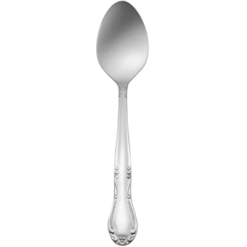 Delco Melinda III by 1880 Hospitality 6 1/4" 18/0 Stainless Steel Teaspoon - 36/Case