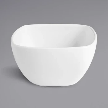 Corona by GET Enterprises Asia 9 oz. Bright White Square Porcelain Bowl - 24/Case
