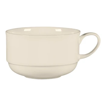 RAK Porcelain Bravura 10.3 oz. Bone China Stackable Breakfast Cup - 12/Case